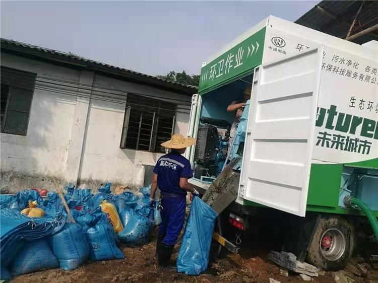 同江工业污泥压干处理